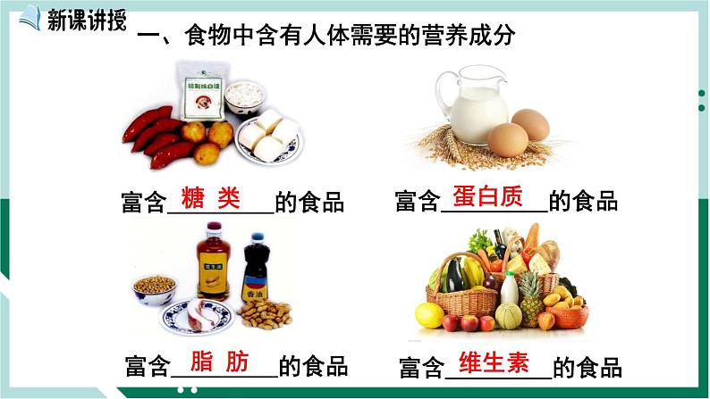 4.2.1 食物中的营养物质（备课件）精编七年级生物下册同步备课系列（人教版）第2页