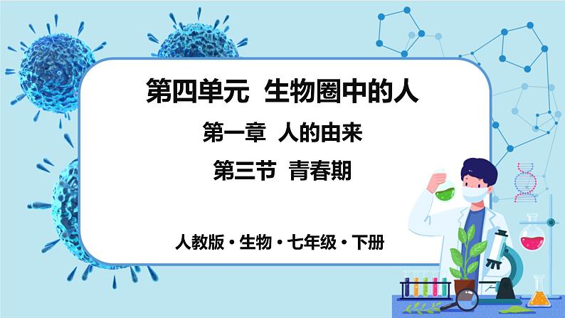 1.3《青春期》课件+教案+导学案+练习01