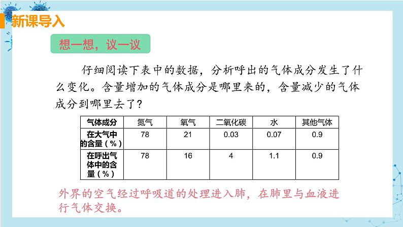 3.2《发生在肺内的气体交换》课件+教案+导学案+练习03