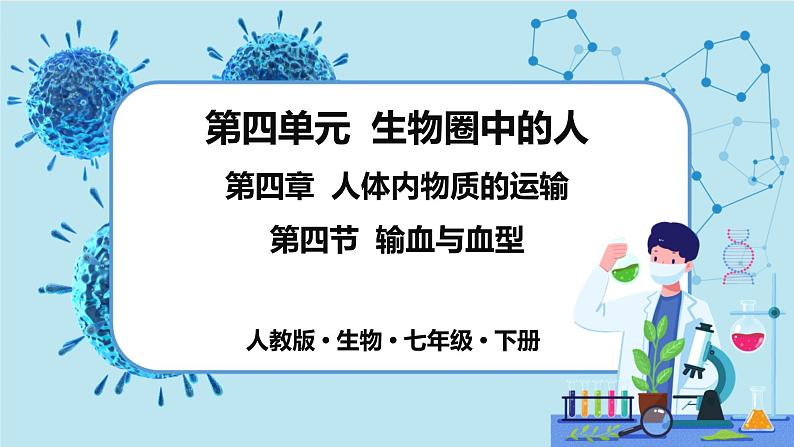 4.4《输血与血型》课件+教案+导学案+练习01