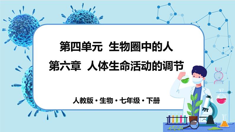 人教版生物七年级下册第六章专题课件+单元测试（含答案）01