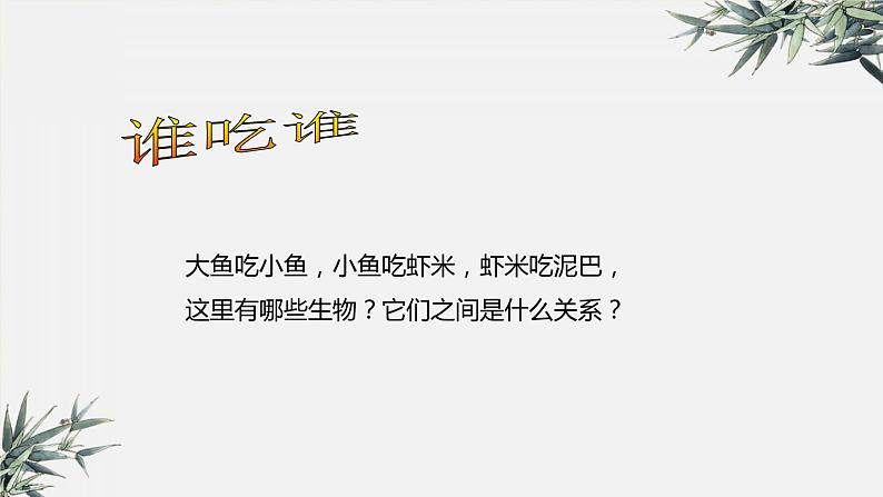 冀少版生物八年级下册：7.2.2 食物链和食物网 课件第5页