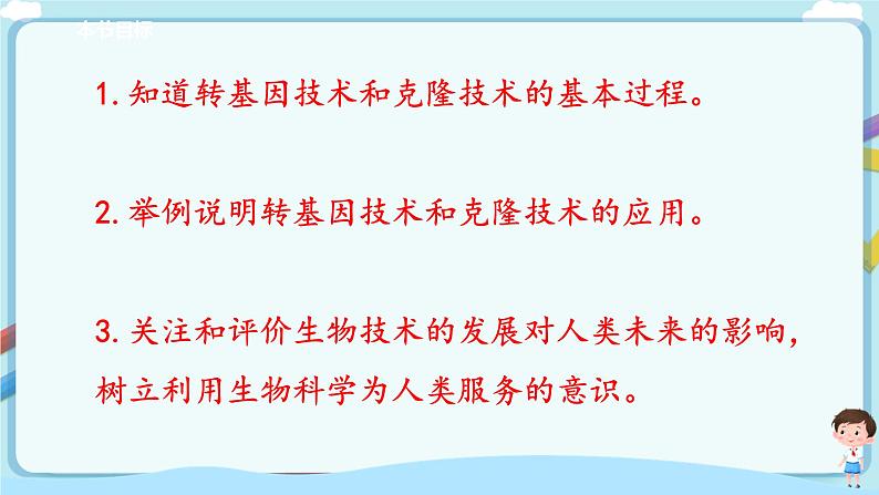 北师大版生物八年级下册 9.25.2 现代生物技术 课件+学案（含答案）+练习（含解析）02