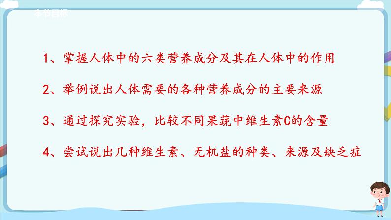 济南版生物七年级下册 3.1.1 食物的营养成分（课件）第2页