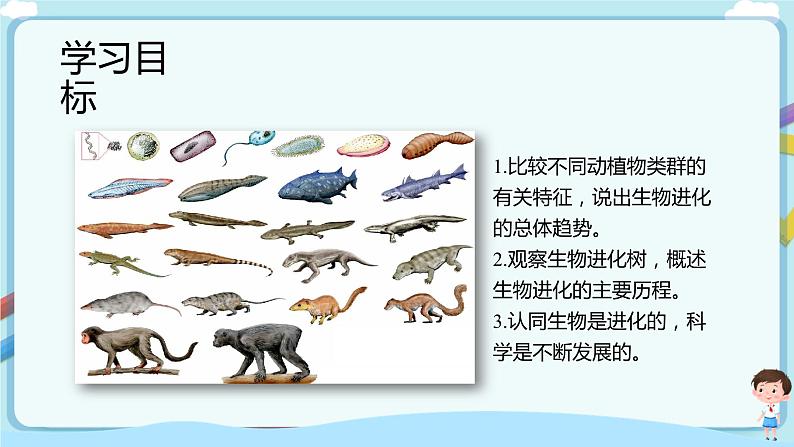 【新课标】济南版生物八下5.1.3 生物进化的历程  课件+教案+学案+素材02