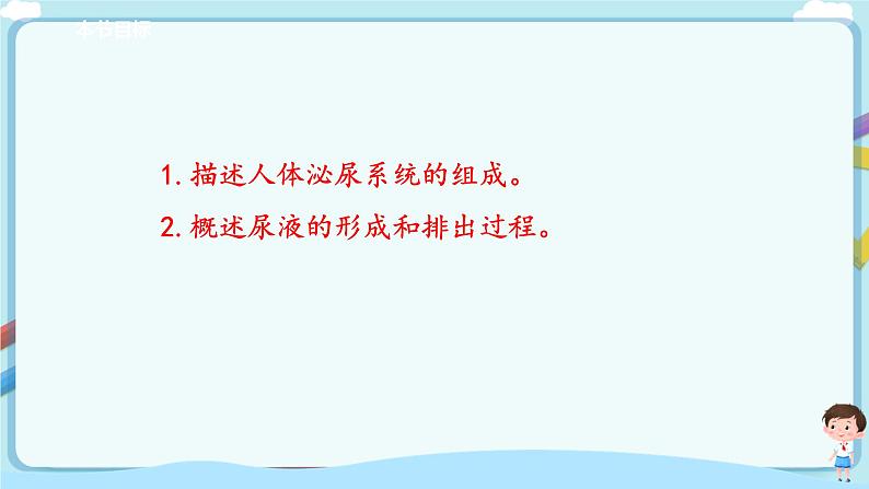 济南版生物七年级下册 3.4.1 尿的形成与排出（课件）第2页
