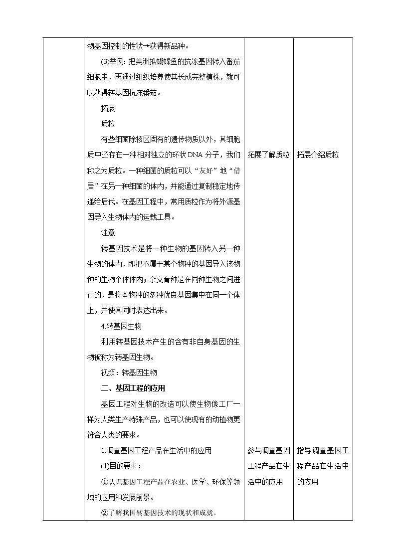 济南版生物八下7.2.1 基因工程  课件+教案+学案+素材03