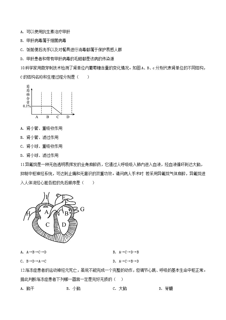 初中生物中考复习 精品解析：2019年北京市平谷区九年级二模生物试题（原卷版）03