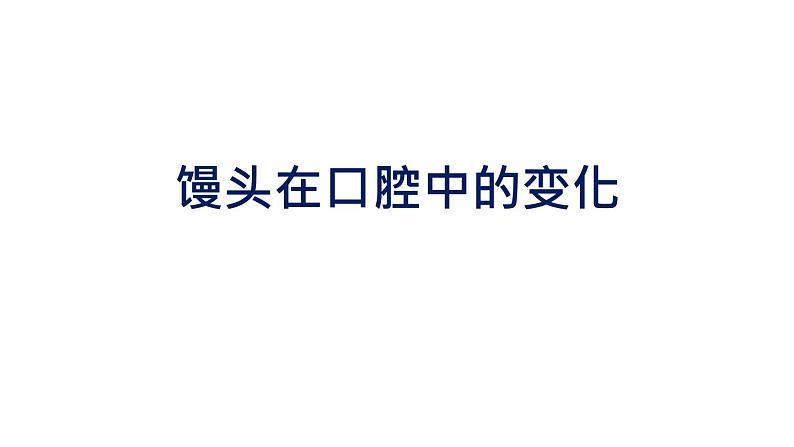 初中生物中考复习 初中生物实验突破（通用版）：馒头在口腔中的变化课件第1页