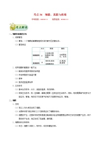 初中生物中考复习 考点36 细菌、真菌与病毒-备战2019年中考生物考点一遍过