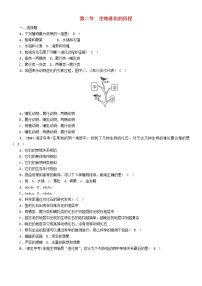 初中生物中考复习 中考生物总复习第2节生物进化的历程精练