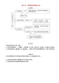 初中生物中考复习 中考生物总复习第3节神经调节的基本方式精讲