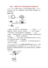 初中生物中考复习 中考生物总复习第二部分重点题型探究题型二识图题第九类神经系统的组成与生理活动习题