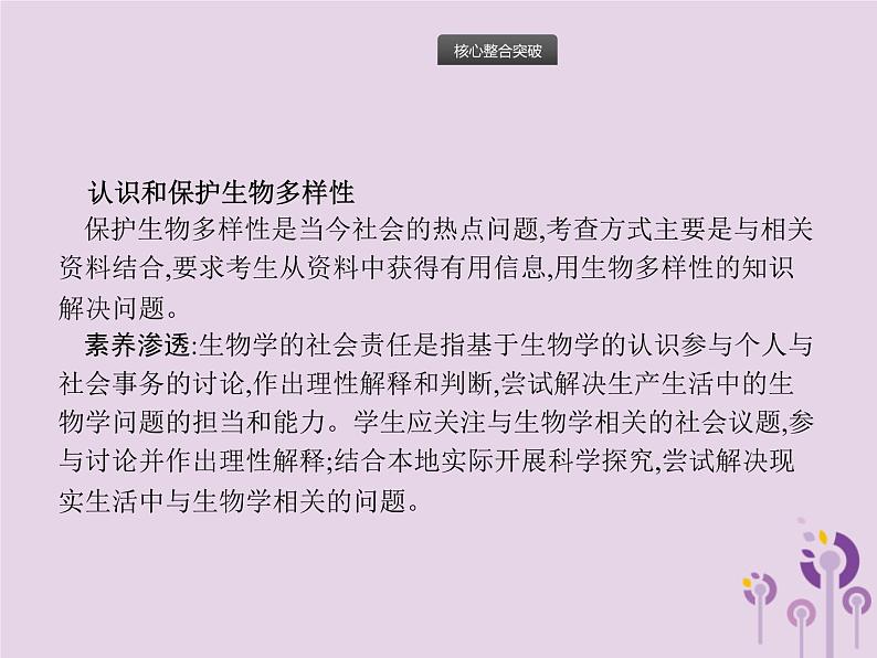 初中生物中考复习 课标通用中考生物总复习专题六生物的多样性及其保护课件03