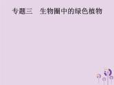 初中生物中考复习 课标通用中考生物总复习专题三生物圈中的绿色植物课件