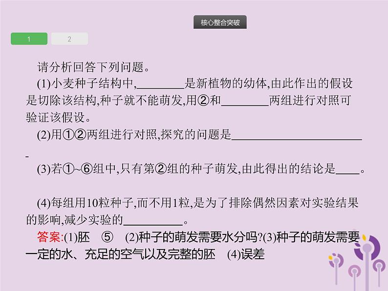 初中生物中考复习 课标通用中考生物总复习专题三生物圈中的绿色植物课件第5页