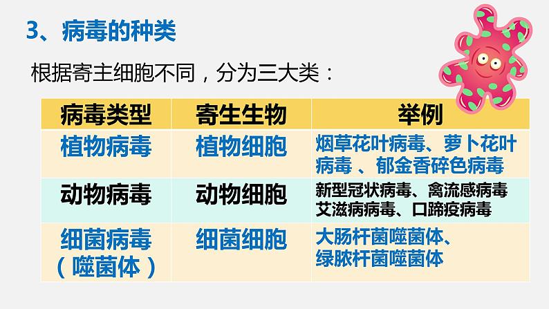 八年级上册第五章病毒课件PPT第8页