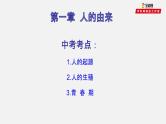 初中生物中考复习 专题09 人的由来（课件）-2021年中考生物一轮复习讲练测
