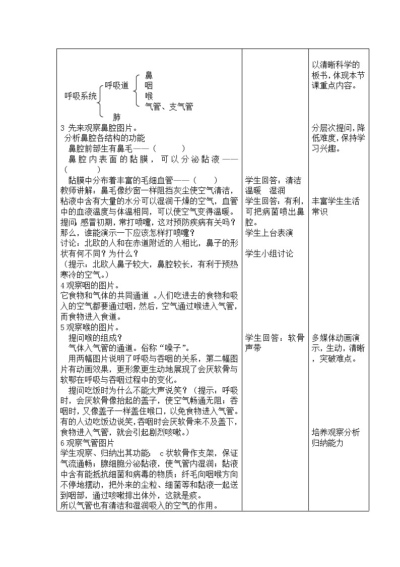 第10章 人体的能量供应 第2节 人体细胞获得氧气的过程 第1课时 呼吸系统的组成与功能 课件+教案+素材02