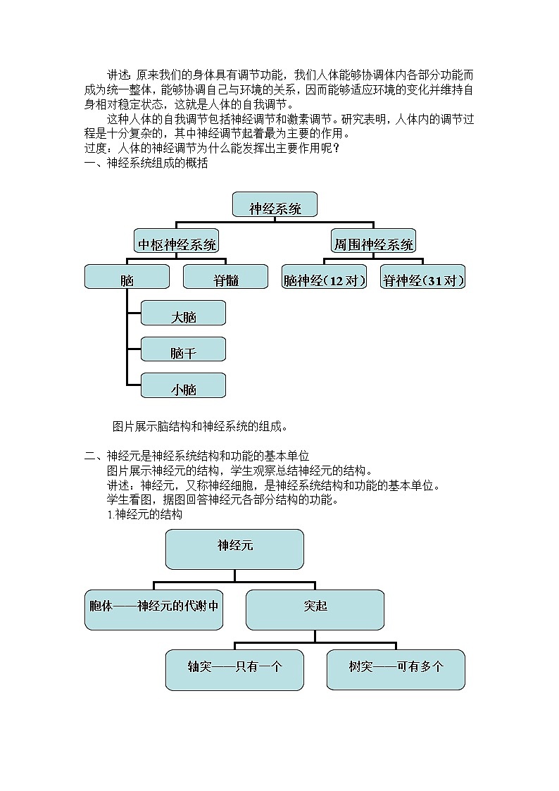 第12章 人体的自我调节  第1节 神经系统与神经调节 第1课时 神经系统 课件+教案+素材02