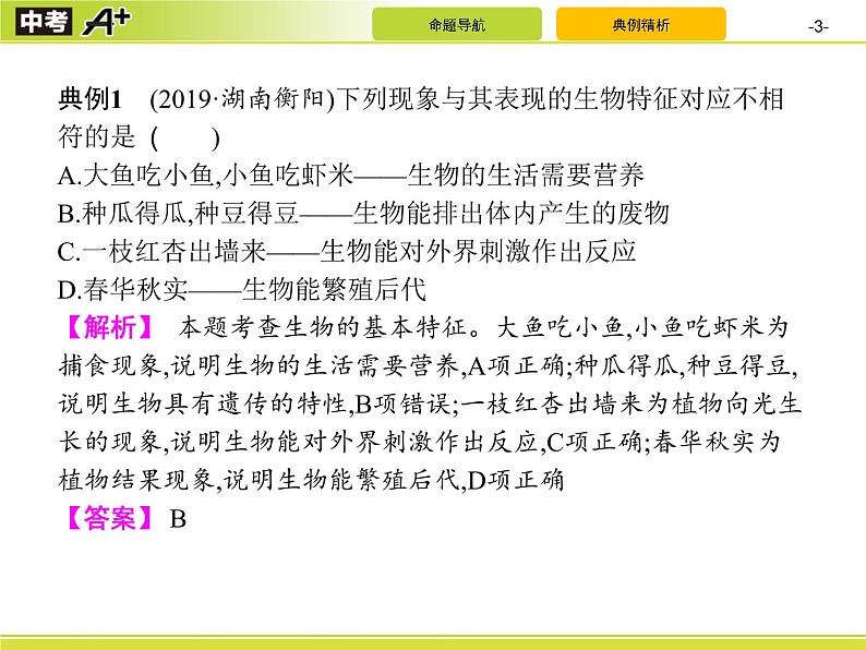 初中生物中考复习 专题2　生物与环境课件PPT第3页