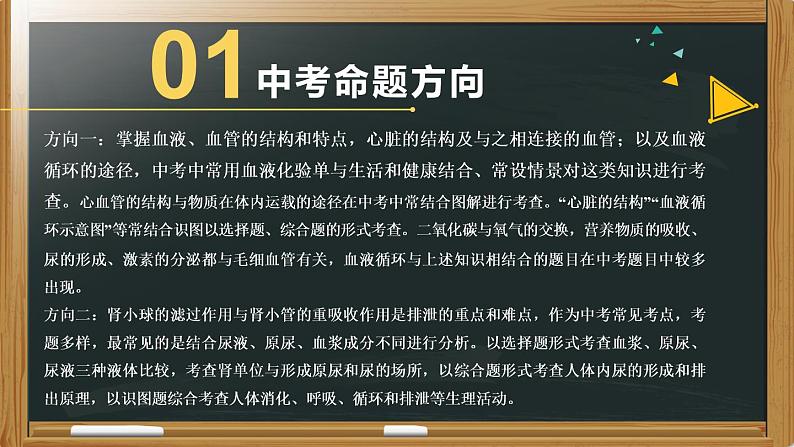 初中生物中考复习 专题08 人体内的物质运输- 【备考无忧】2022年中考生物复习核心考点复习精优课件03