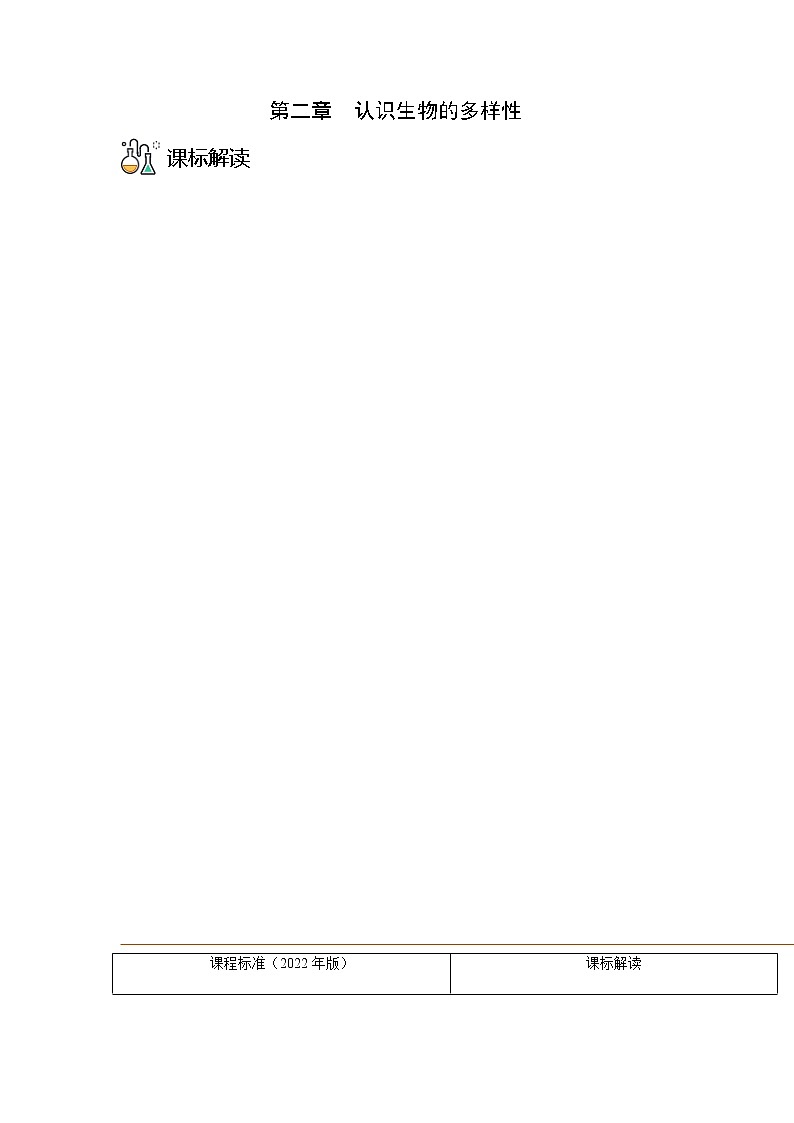 第二章  认识生物的多样性-八年级生物同步精品讲义（人教版八年级上册）01