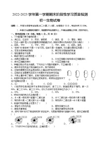 江西省南昌市十校联考2022-2023学年七年级上学期期末阶段性学习质量检测生物试卷（含答案）