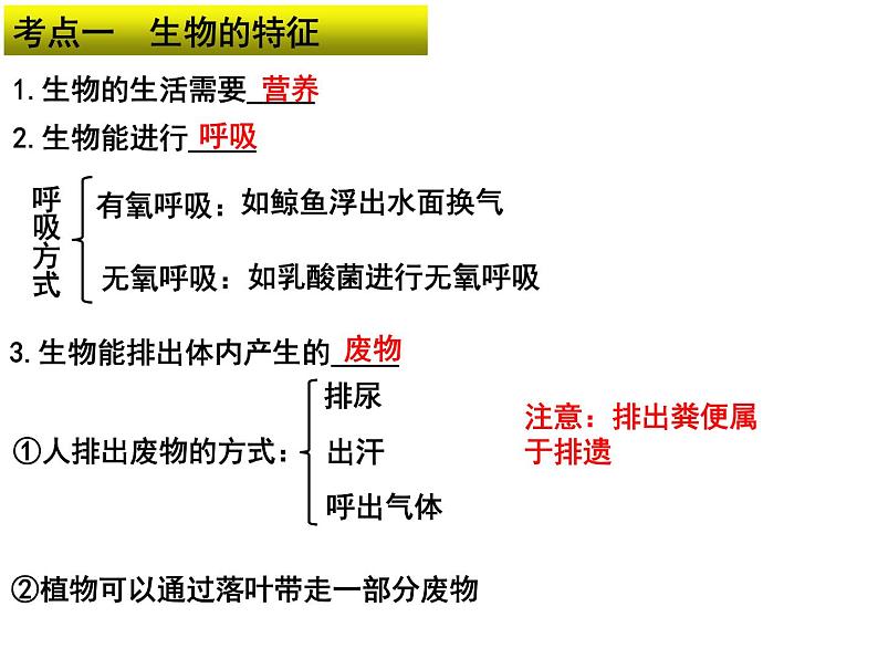 专题01 生物和生物圈——【中考二轮专题复习】2023年中考生物专题过关（课件）03