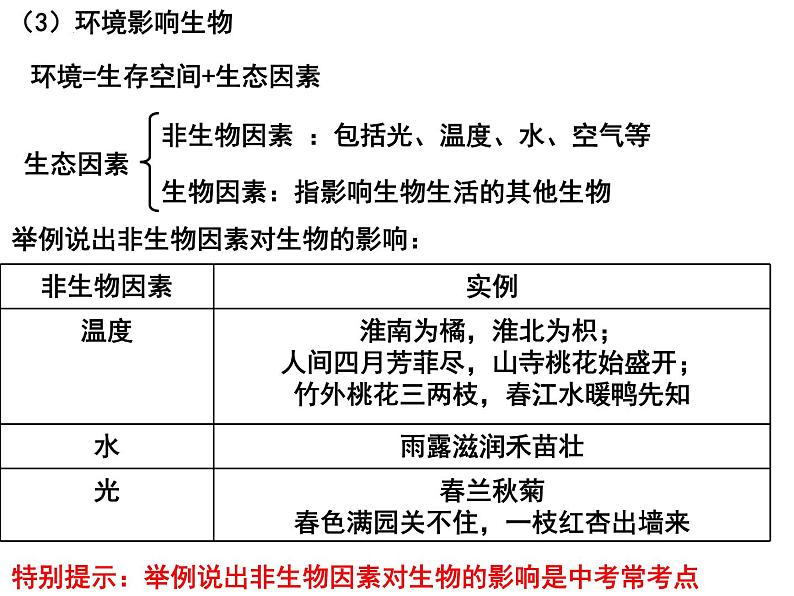 专题01 生物和生物圈——【中考二轮专题复习】2023年中考生物专题过关（课件）07