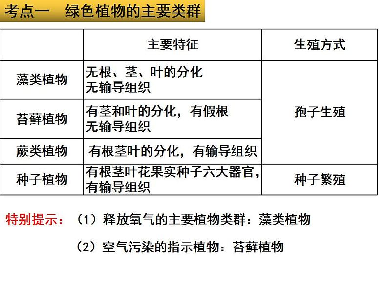 专题03 生物圈中的绿色植物和被子植物的一生——【中考二轮专题复习】2023年中考生物专题过关（课件）第3页