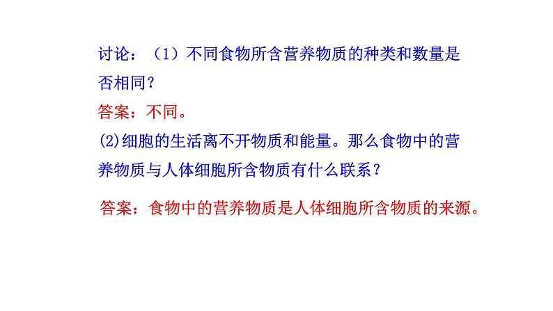 4.2.1 食物中的营养物质新  多媒体课件 2022-2023 人教版生物 七年级下册05