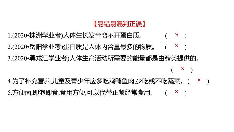 单元复习课  第四单元  第二章&第三章 课件 2022-2023 人教版生物 七年级下册06