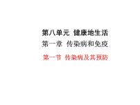 生物八年级下册第八单元 健康地生活第一章 传染病和免疫第一节 传染病及其预防示范课课件ppt