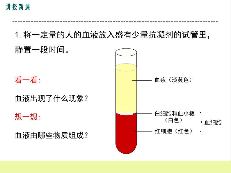 人教版生物七年级下册4.1流动的组织——血液课件PPT04