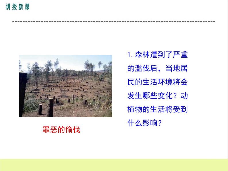 人教版生物七年级下册7.1分析人类活动对生态环境的影响课件PPT第8页