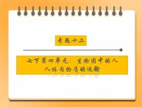【中考一轮复习】新课标中考生物人教版课件:专题12《人体内物质的运输》