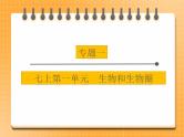 【中考一轮复习】新课标中考生物人教版课件：专题1《生物与生物圈》