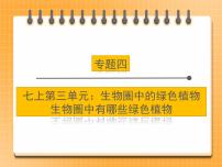 【中考一轮复习】新课标中考生物人教版课件：专题4《生物圈中有哪些绿色植物》