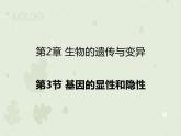 人教版生物八下 7.2.3基因的显性和隐性 【课件】