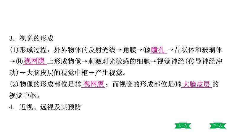 中考生物总复习课件6.第六章　人体生命活动的调节  第七章　人类活动对生物圈的影响第8页