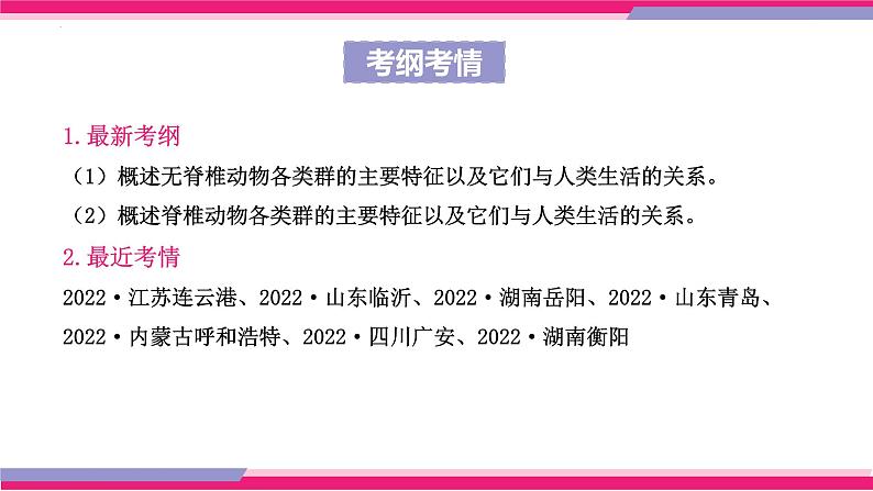 中考生物一轮复习讲练测--专题15 动物的主要类群（精品课件）第4页