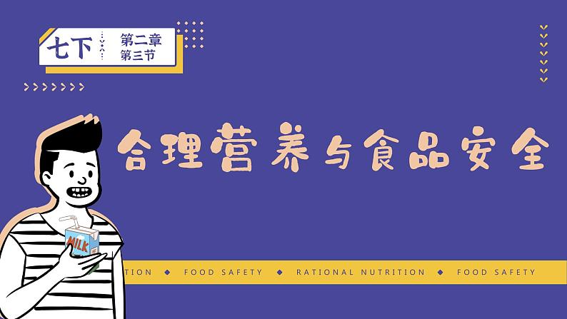 （人教七下）2.3 合理营养与食品安全-课件第1页