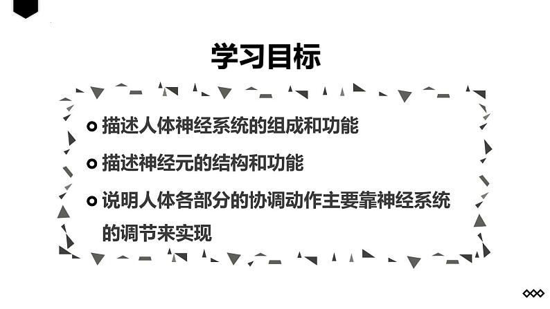 第四单元第六章第二节神经系统的组成课件  人教版生物七年级下册02