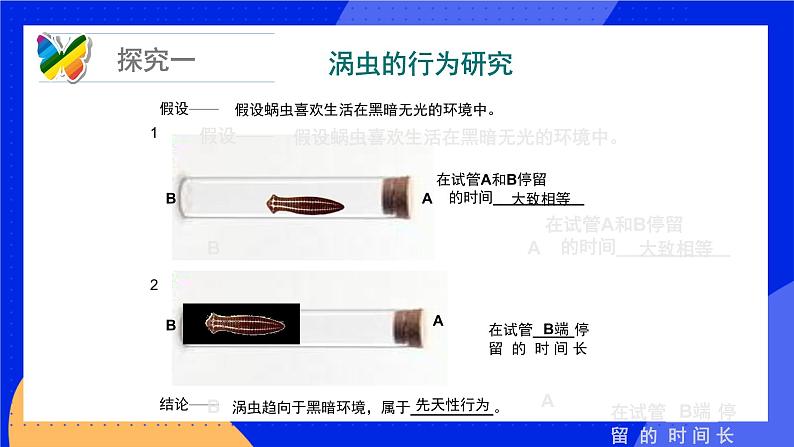 16.1 先天性行为和后天学习行为 课件+练习+素材 北师大版八年级生物上册07