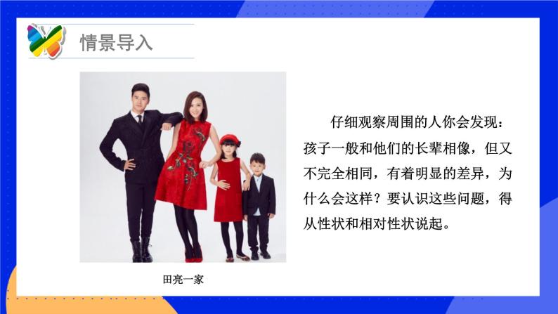 生物八年级上册第六单元 生命的延续第20章 生物的遗传和变异第1节 遗传和变异现象评课ppt课件-教习网|课件下载