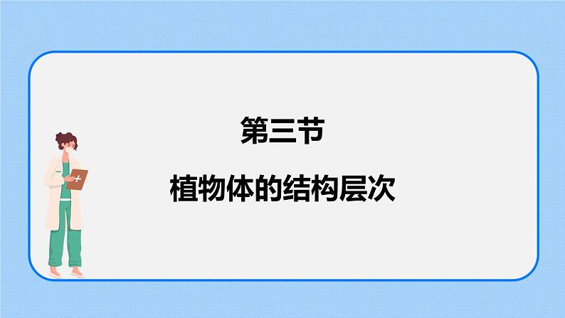 2.2.3 植物体的结构层次 课件第1页