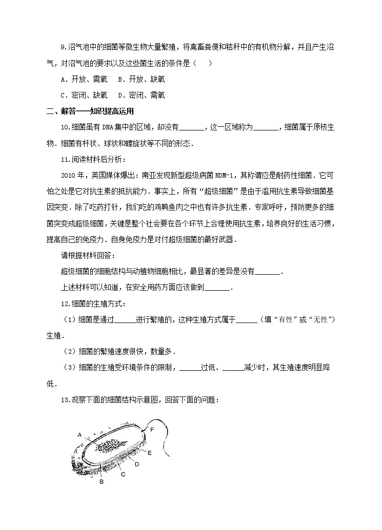 济南版生物七上 2.2 《细胞的分裂与分化》 课件+教案+练习02