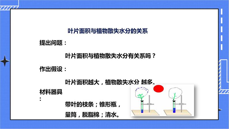 济南版生物七上 1.2 《绿色植物的蒸腾作用》  课件+教案+练习+素材04