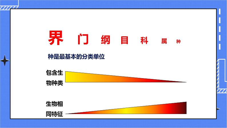 济南版生物七上 4.2 《生物的分类单位》  课件+教案+练习+视频07